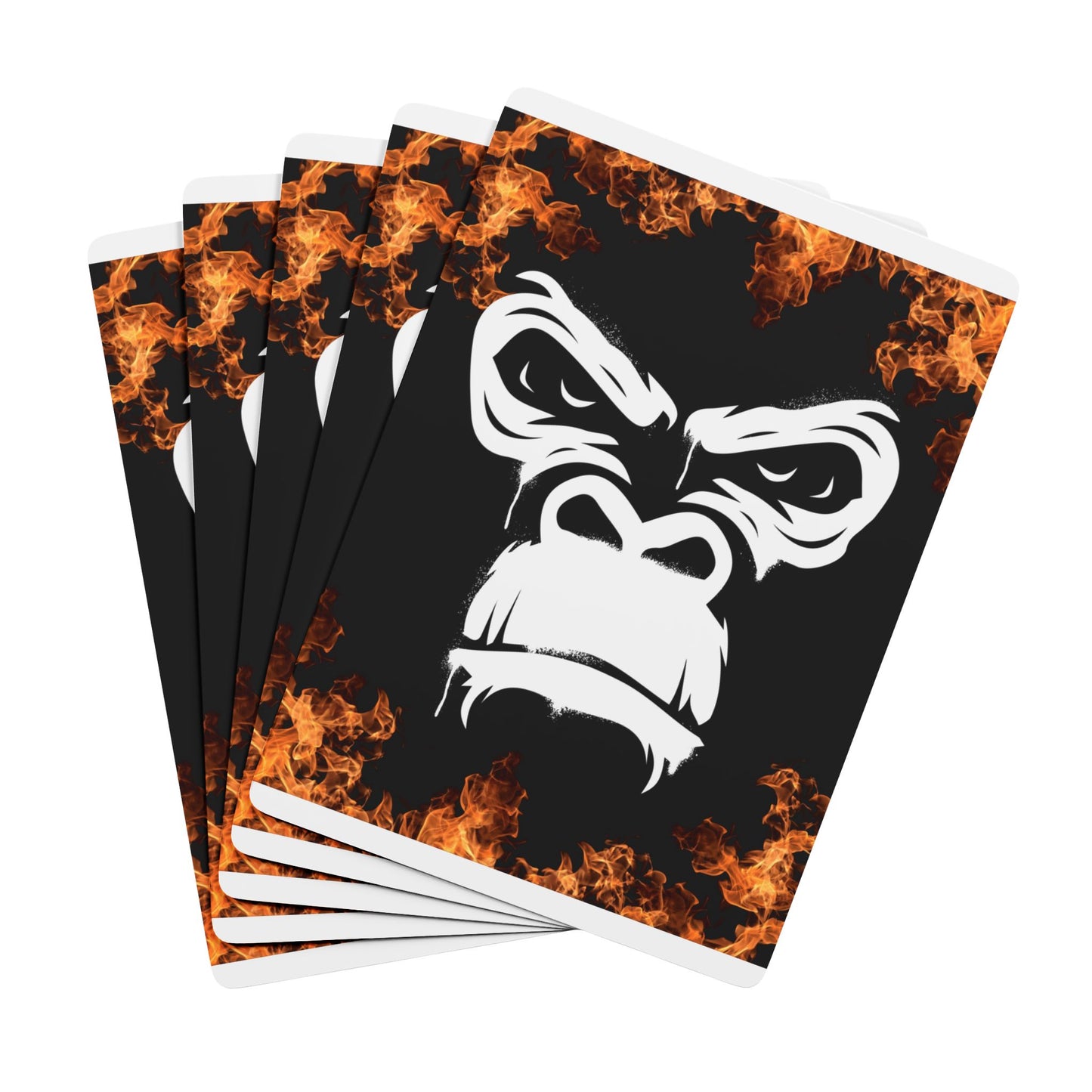 Rebel Ape Gorilla Playing Cards – Custom Poker Deck, Premium Cardstock