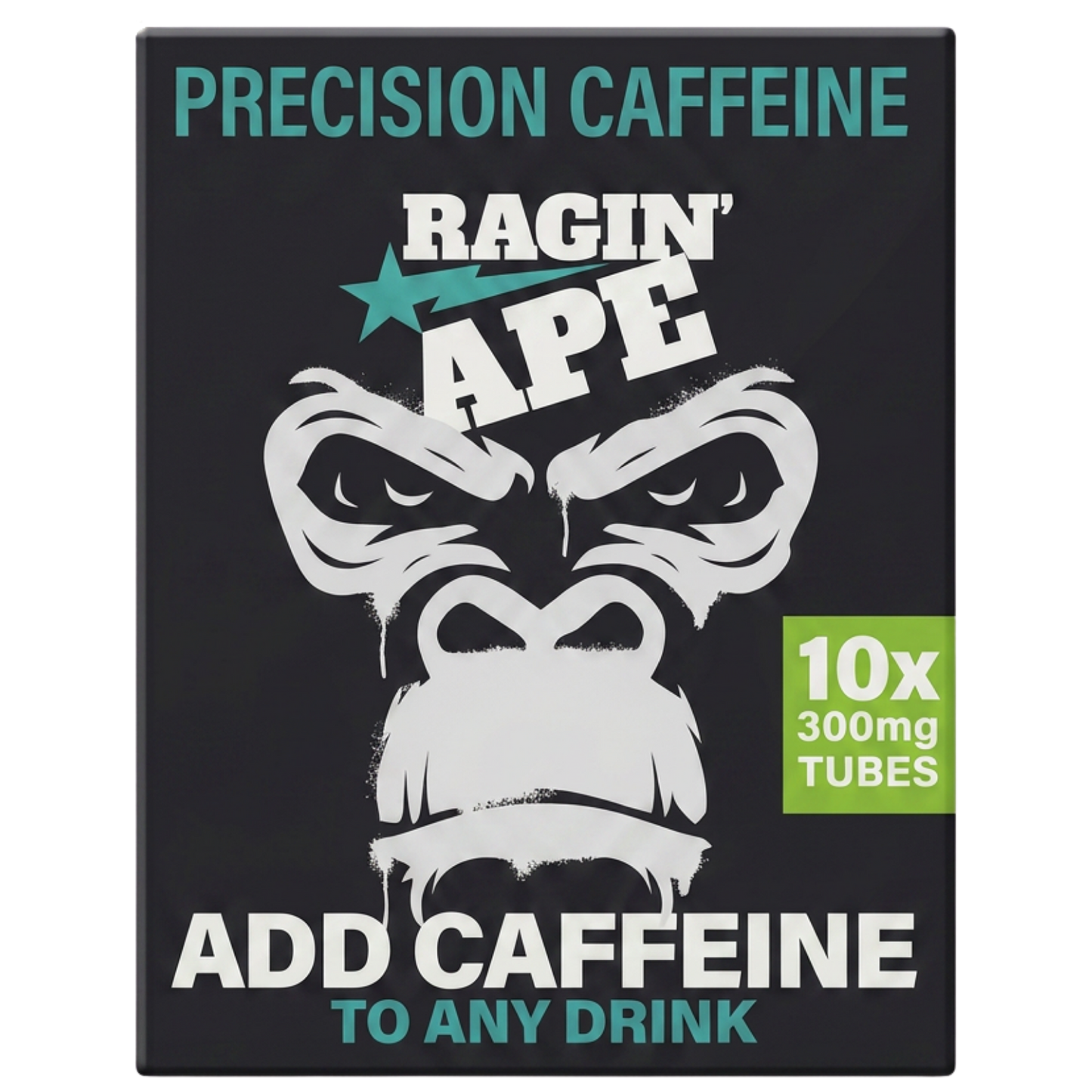 Ragin' Ape 300MG precision caffeine tubes box