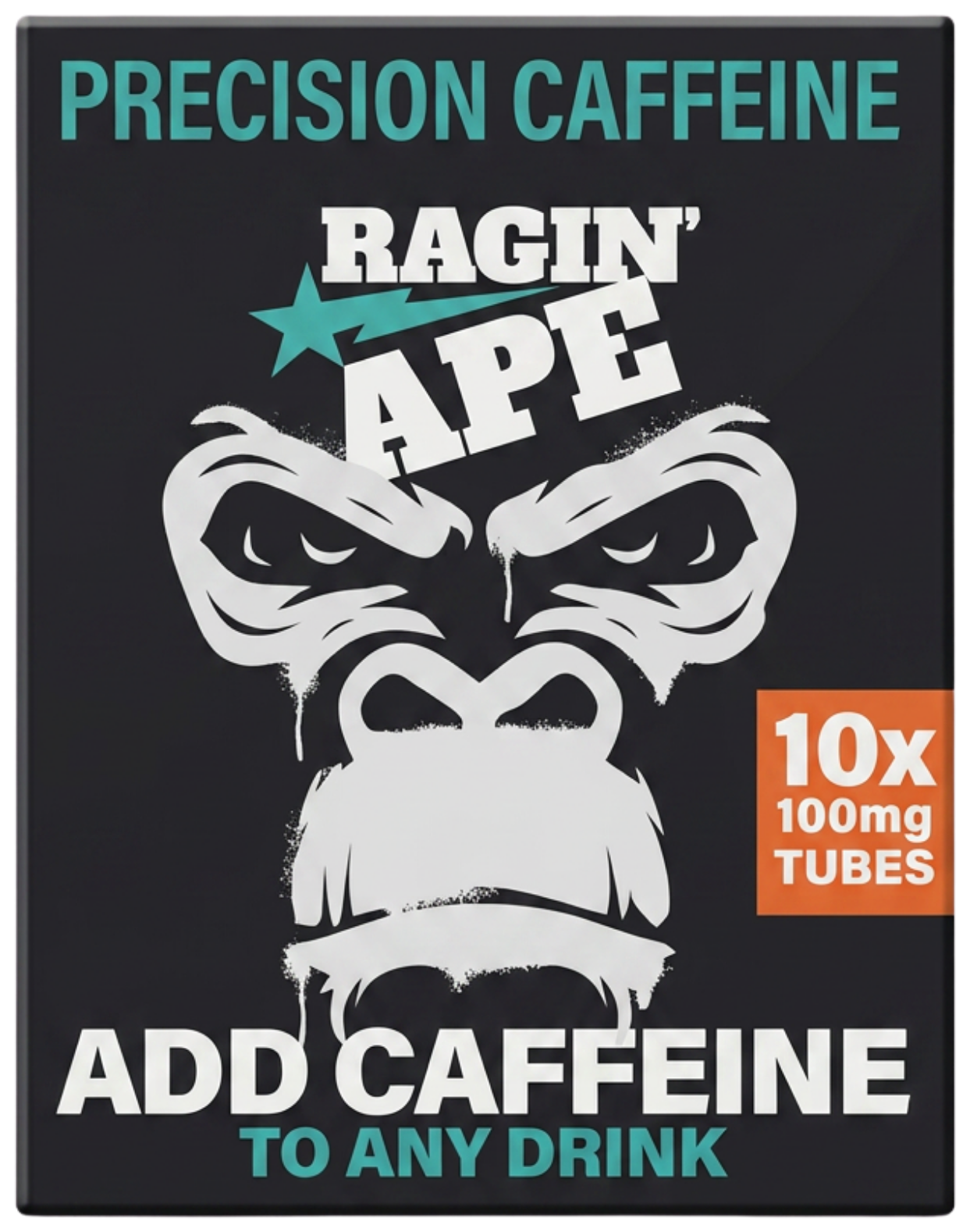 Ragin' Ape 100MG precision caffeine tubes box