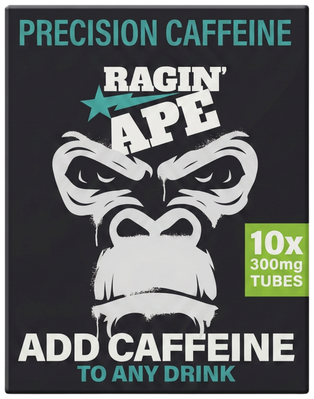 Ragin' Ape 300MG precision caffeine tubes box